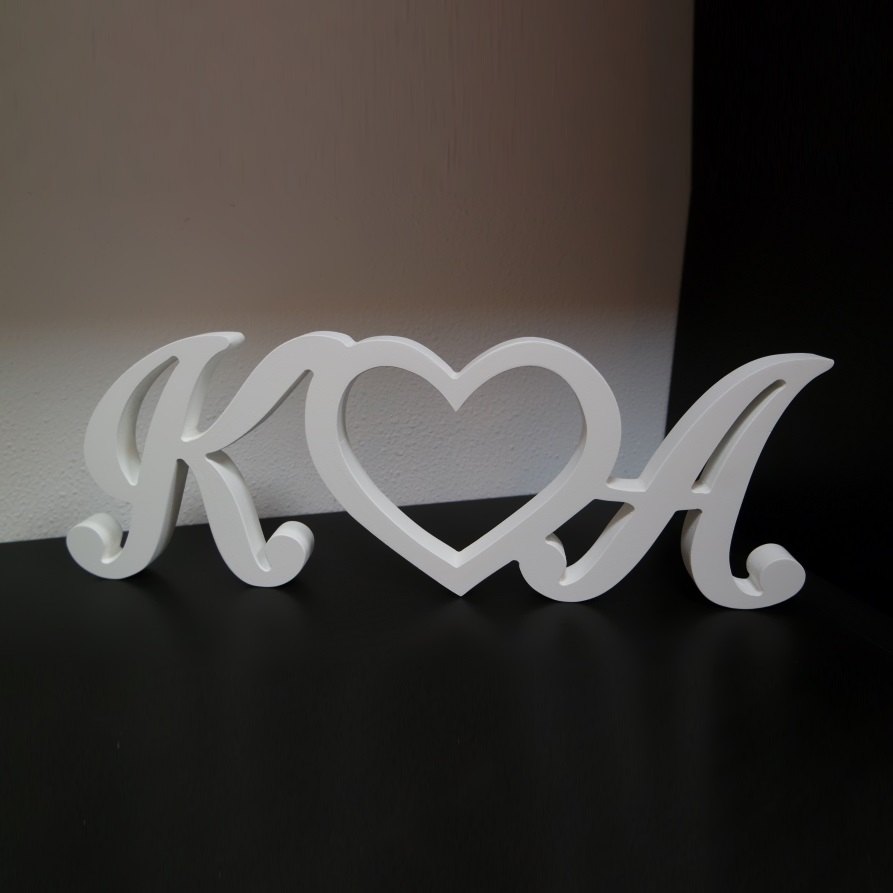 Medinės dekoratyvinės raidės ir monogramos