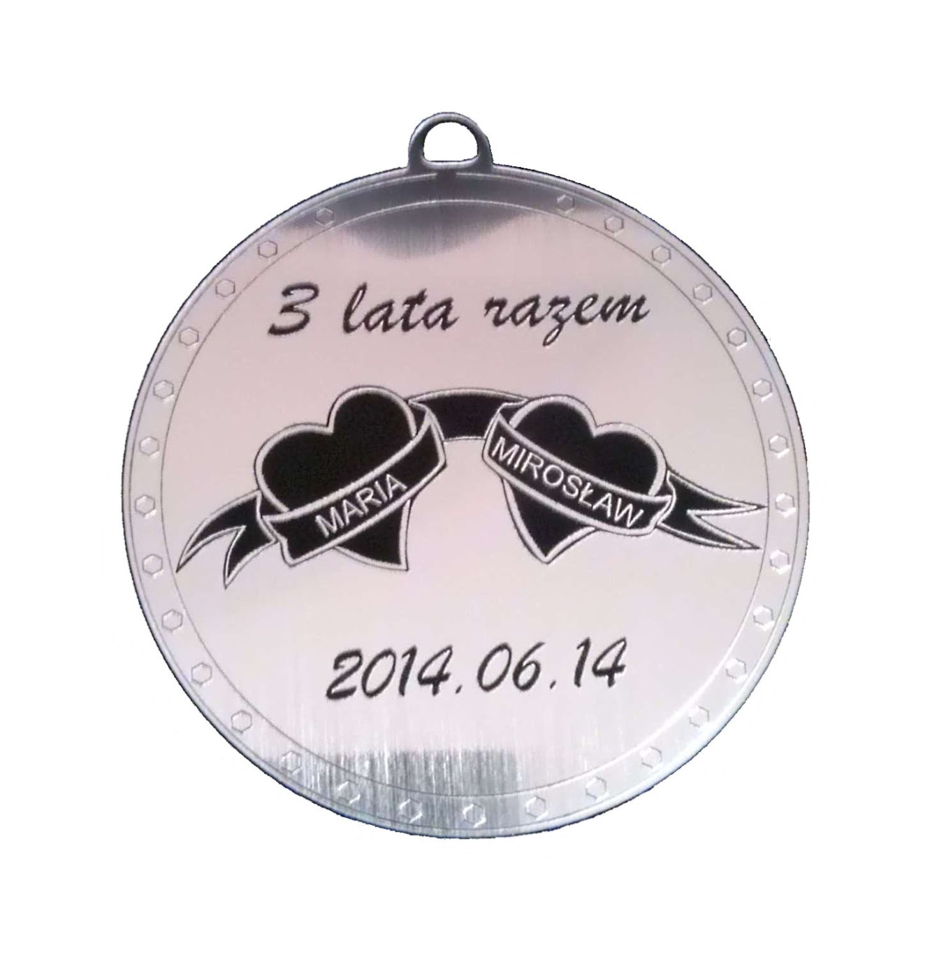 Metalizuoti plastikiniai medaliai